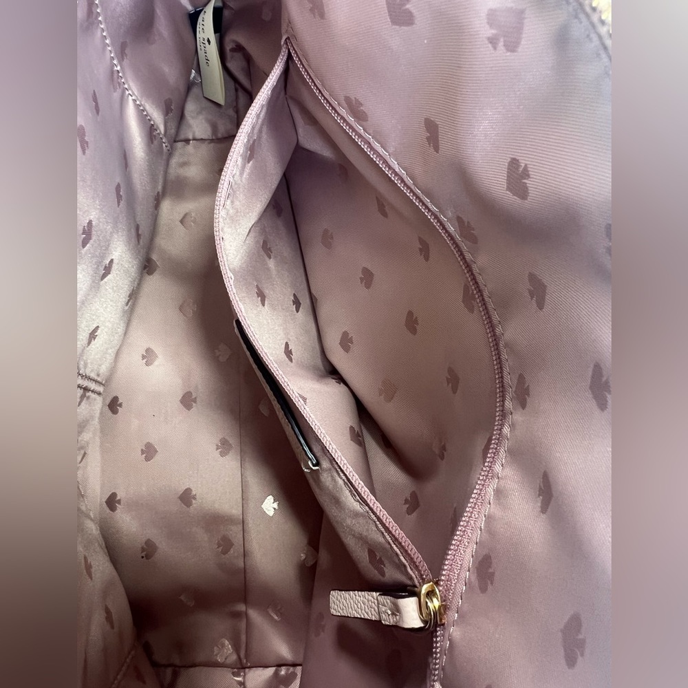 Kate Spade New York Larchmont Avenue Studded Mini Layla Satchel in Warm Beige - Picture 6 of 15